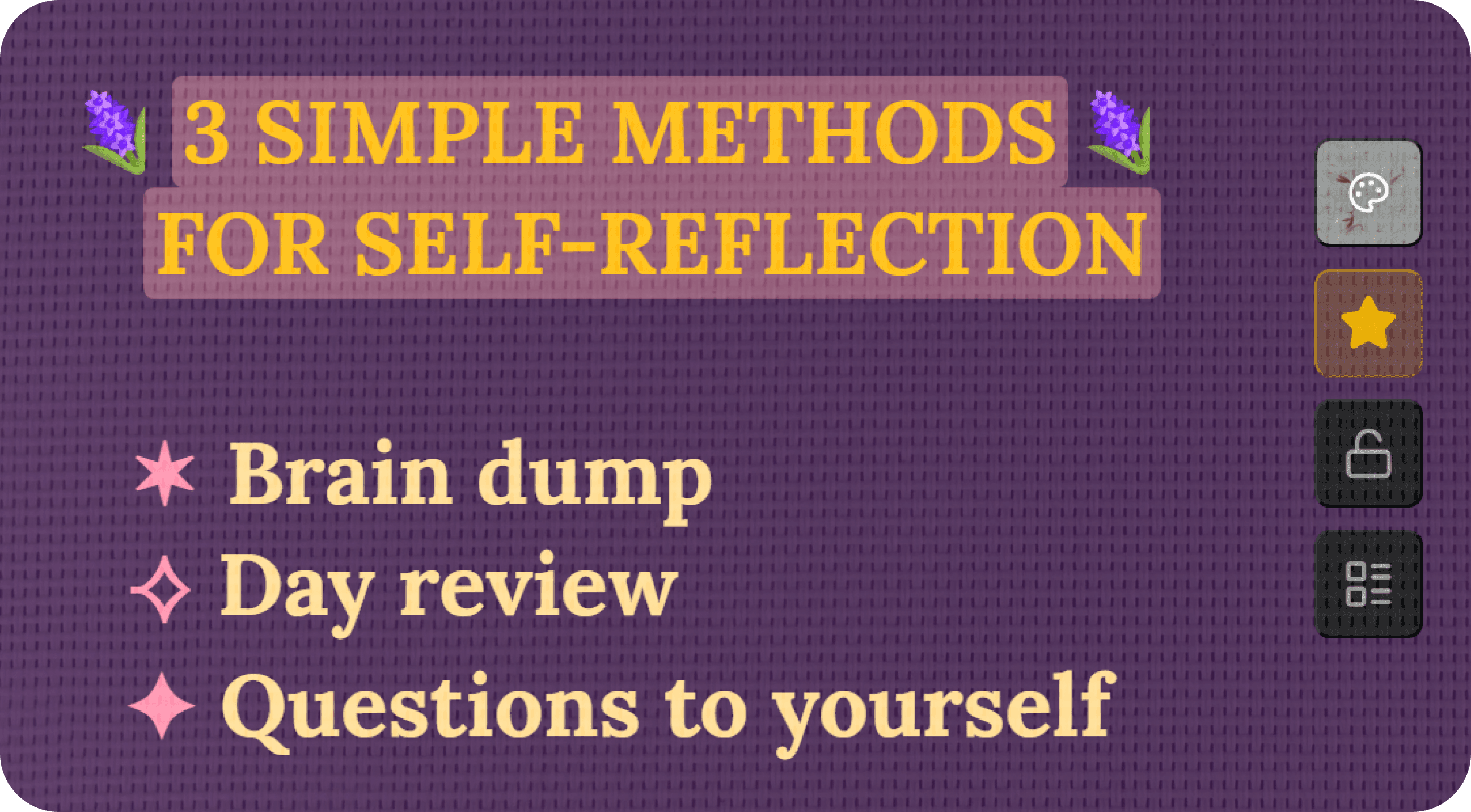 Preview: Простые способы самоанализа с помощью цифрового дневника.