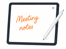 Note Taking App Handwriting